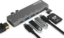 Verbatim 7-in-2 USB C Hub Adapter with 4K HDMI, USB 3.0, SD Card Readers picture
