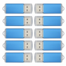 Wholesale 10/ 100PCS USB 2.0 16GB Blue USB Flash Drive Memory Stick PenDrive USA picture