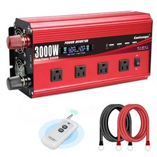 3000W Power Inverter 12V to 110V/120V DC to AC with LCD Display, Remote Contr... picture
