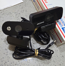 Lot Of 10 HP Model HP USB 2.0 Webcam Camera, Black picture