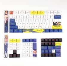 1 Set Anime Style Fate Artoria Pendragon Waifu Keycaps Mechanical keyboard Manga picture