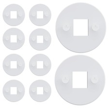 DIYTECH Mini Round Keystone Wall Plate 10 Pack picture