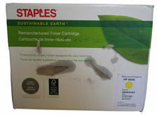 Staples Yellow Standard Yield Toner Cartridge Replacement for HP 654A picture