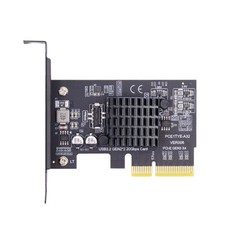 Cablecc USB 3.2 Gen2 Type-E 20Gbps Front Panel to PCI-E 4X Express Card Adapter picture