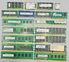 Lot of 18 Mixed Computer RAM Memory Desktop DIMM & Laptop (Untested) picture