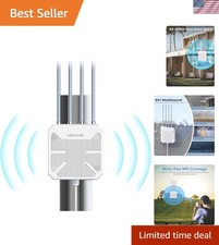 2026 AX1800 Outdoor WiFi 6 Extender Long Range,  Weatherproof picture
