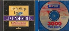 Broderbund The Print Shop Deluxe CD ENSEMBLE Windows CD-ROM + Photo Gallery picture