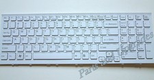 OEM SONY Vaio VPCEH24FX VPCEH24FX/P VPCEH24FX/W White Keyboard With Frame New US picture