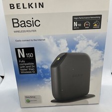Belkin Basic Wireless Router N150 High Performance Networking F7D1301. Tote5 picture