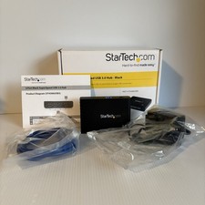 Genuine StarTech.com 4-Port SuperSpeed USB 3.0 Hub ST4300USB3EU (Black) READ picture