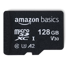 Amazon Basics microSDXC Memory Card with Full Size Adapter, A2, U3, Read Speed u picture