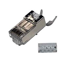 Logico CAT6/CAT6A Extra Large RJ45 8P8C Pass Through Modular Plug Shielded Conne picture