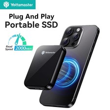 Yottamaster Portable 1TB 2TB Magnetic External SSD Solid State Drive 20 Gbps picture