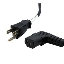 Startech PXT101L 6 ft Standard Computer Power Cord -5-15P to Right Angle picture