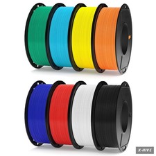 250g PLA Plus Filament Bundle 1.75mm Multicolor 3D Printer Filaments 8 Pack picture
