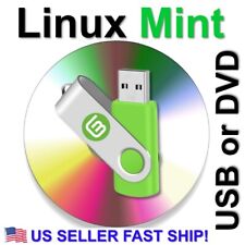 Linux Mint Latest 21.3 Cinnamon 64bit Version BOOTABLE/LIVE DVD-or-USB FREESHIP picture