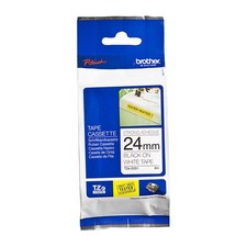 BROTHER TZeS251 Labelling Tape 24MM Black White Tape Strong Adhesive TZE Tape picture