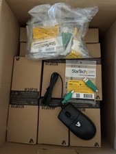 25 New V7 PS2 M30P20 Optical Mice with USB Receivers Included  picture