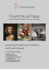 Hahnemuhle Matte Fine Art Smooth Inkjet Paper Sample Pack, 8.5x11