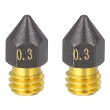 2Pcs 0.3mm MK8 Brass PTFE Nozzles M6 Thread 3D Printer Nozzle Accessories picture