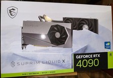 (For Parts) MSI RTX 4090 GAMING Suprim Liquid X GPU No Core & VRAM With Box picture