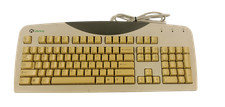 Vintage Gateway NCR SK-9921 PS/2 QWERTY Keyboard Off-White picture