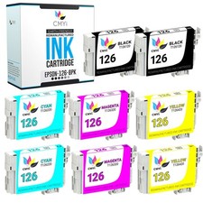 CMYi 8PK Replacement T126 Combo Pack Ink Cartridges for Epson Stylus NX330 NX430 picture