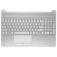 HP 15T-DW 15-DW 15S-DU Silver Replacement Laptop Palmrest for 15-DW1081 picture