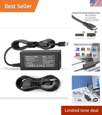 Reliable 45W USB-C Laptop Charger with Short Circuit Protection for Safety picture