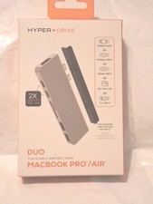 HYPER HyperDrive DUO 7-in-2 USB-C Hub for Apple MacBook Pro/Air - Silver picture