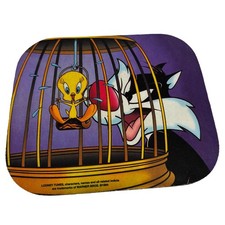 Vintage 1994 Looney Tunes Tweety & Sylvester Mouse Pad Approx 9x8 picture