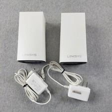 Linksys Velop WHW01 AC1300 Dual Band Mesh WiFi Router System 2 Pack Nodes picture