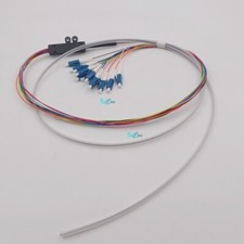 12 Fiber LC UPC SingleMode Ribbon Fiber Optic Pigtail SM 9/125 Optical Pigtail picture