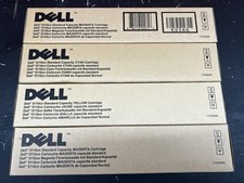 27 GENUINE Dell 5110cn CMYK Toners: JD746 JD757 KD566 GD908 NEW picture