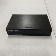 Intellinet 523301 Rev.1 Black Wired LAN 5-Port Fast Ethernet Office Switch picture