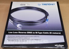 New TRENDNET TEW-L208 Reverse SMA TO N-TYPE CABLE, 8 METERS  picture
