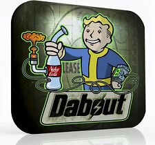 Fallout Dab Boy Parody Mousepad - 8x10 inch square mousepad - Stoner 420 gift picture