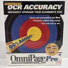 Vintage OmniPage Pro 9.0 Windows Upgrade OCR Scanner Software 95  New picture