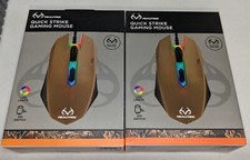 2x Vivitar-RealTree Quick Strike Gaming Mouse DPI Switch LED RBG lights-Corded picture