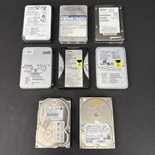 Lot of 8 Vintage IDE SCSI Hard Drives Seagate IBM Maxtor Fujitsu Parts Repair *2 picture