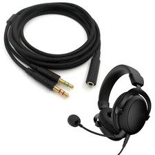 2 in1 Splitter Cable for HyperX Cloud Core/Cloud II/Cloud Mix/Flight/Alpha 22cm picture