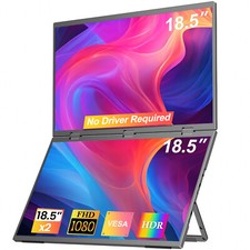 Dual Portable Monitor for Laptop Screen 18.5