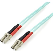 StarTech.com 3m (10ft) LC/UPC to LC/UPC OM3 Multimode Fiber Optic Cable, Full Du picture