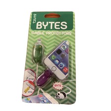 Tzumi Bytes Silicone Universally Fitting Cable Protector 2 Pack Monsters NIP picture