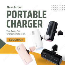 Mini Portable Charger 22.5W Fast Charging 5000mAh Type-C Power Bank For iPhone picture