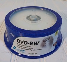 New Office Depot DVD+RW Blank  25 Pack Discs Sealed NEW -  4.7 GB * 120 min ✅✅ picture