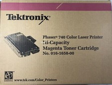 Tektronix Phaser 740 Color Laser Printer Hi Capacity Magenta Toner Cartridge picture