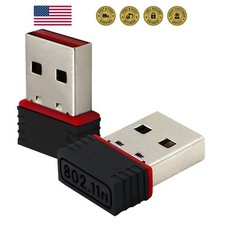 2 Pack150Mbps Free Driver Wireless USB WiFi Adapter, Single Band 2.4GHz, Free... picture