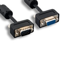 6 Feet Slim SVGA Video Extension Cord 28AWG Male/Female HDTV PC Monitor Display picture
