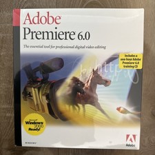 Vintage 1999 Adobe Premiere 6.0 Digital Video Editing Education for Windows NEW picture